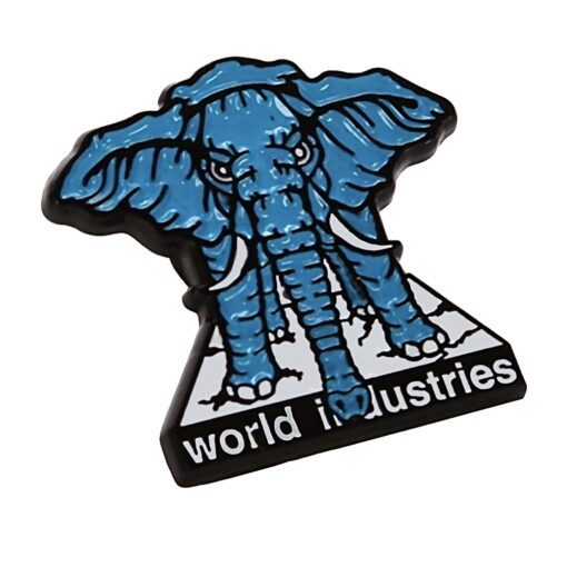 Prime x World Industries Mike Vallely 'Elephant On The Edge' Enamel Pin Badge