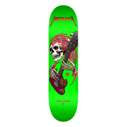 Powell Peralta x Metallica Flight Green Skateboard Deck 9"