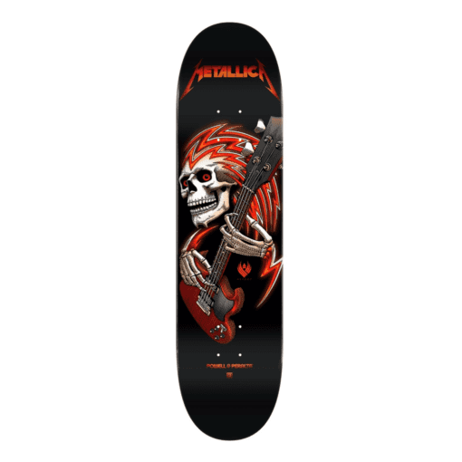 Powell Peralta x Metallica Flight Black Skateboard Deck 8.25"