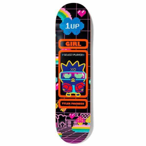 Girl Skateboards x Sanrio Kawaii Arcade Pacheco 8.375" Skateboard Deck