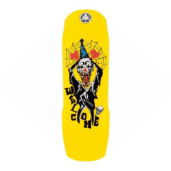Welcome Skateboards Crazy Tony on Totem 2.0 Neon Yellow 9.75" Skateboard Deck