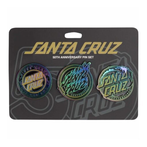 Santa Cruz 50th Anniversary Pin Badge Set
