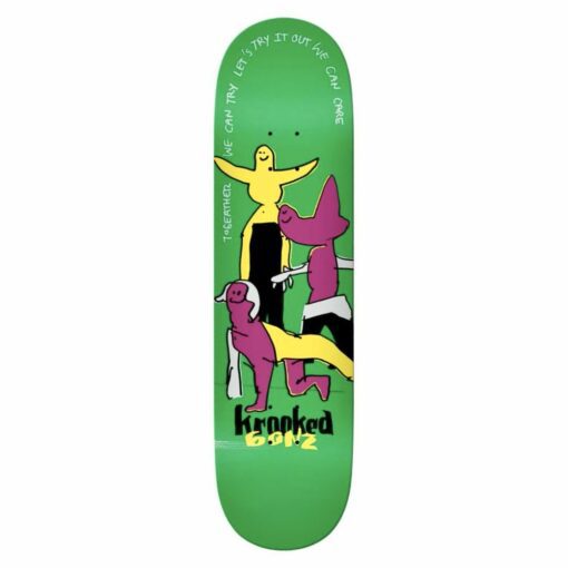Krooked Skateboards Gonz 2Gether Skateboard Deck 8.62''