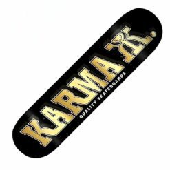 Karma Kizla Black & Gold Skateboard Deck