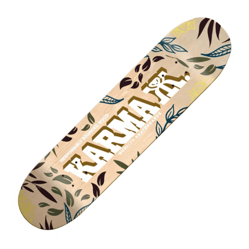 Karma Naturals Natural Veneer Skateboard Deck