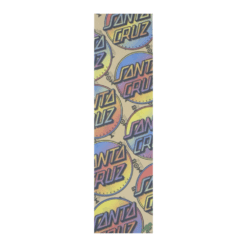 MOB Grip Santa Cruz 'Contra Allover' Dot Logo Clear Skateboard Griptape